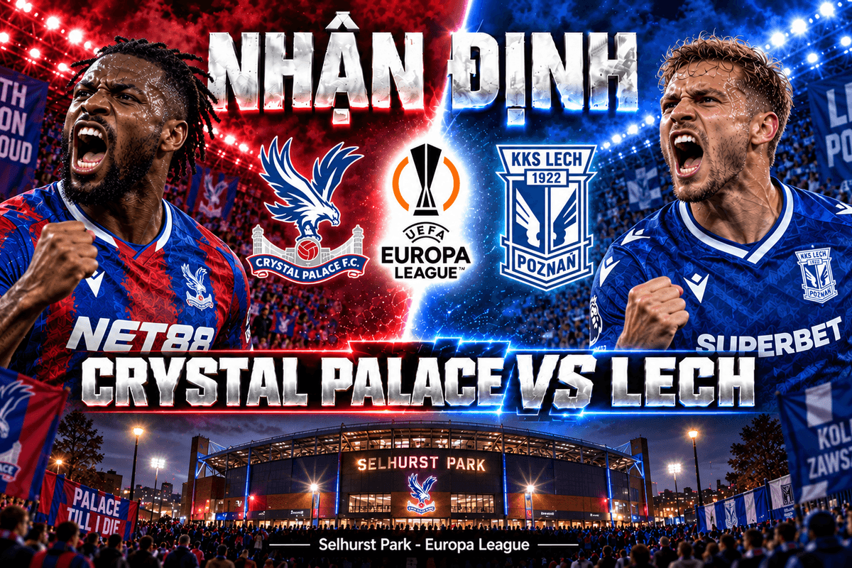 Nhận định Crystal Palace vs Lech Poznan 18/9/2026: Soi kèo Europa League | OK9 1 Nhận định Crystal Palace vs Lech Poznan 18/9/2026: Soi kèo Europa League | OK9